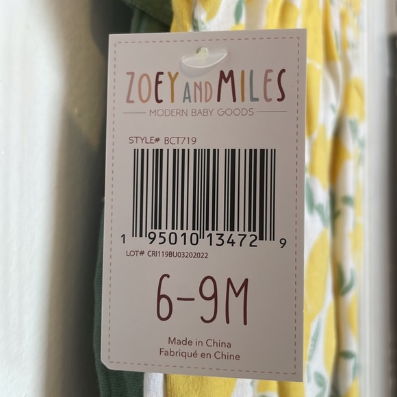 NWT 2pc 6-9mo baby bodysuit - Picture 2 of 7